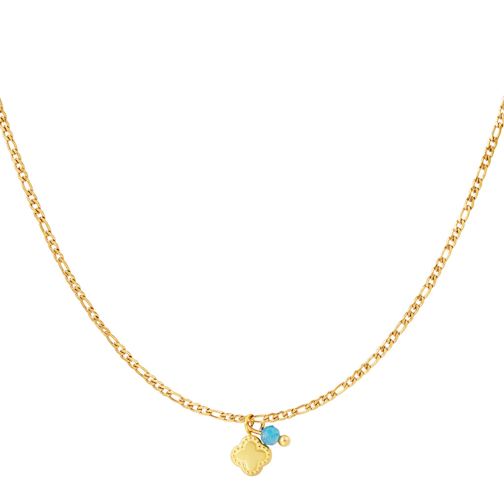 Clover Stone Necklace