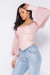 Corset Top Angel - Pink